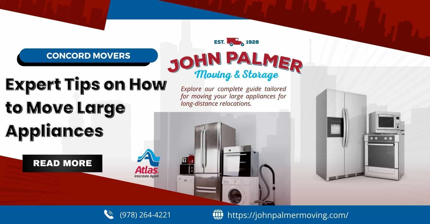 Concord Movers' Expert Tips on How to Move Large Appliances